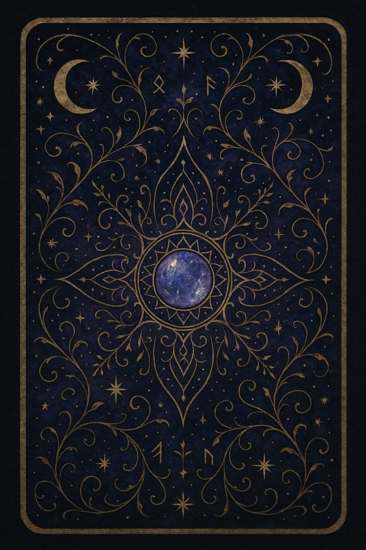 Shuffling tarot cards