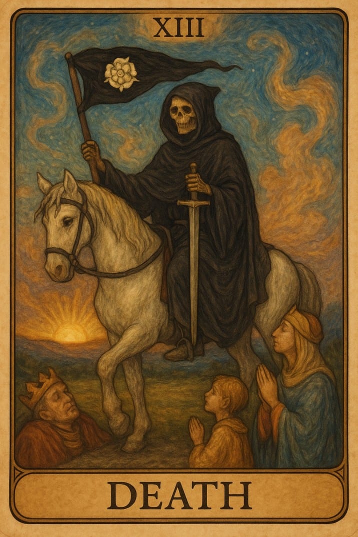 The Death tarot card