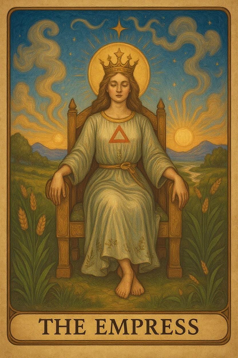 The The Empress tarot card
