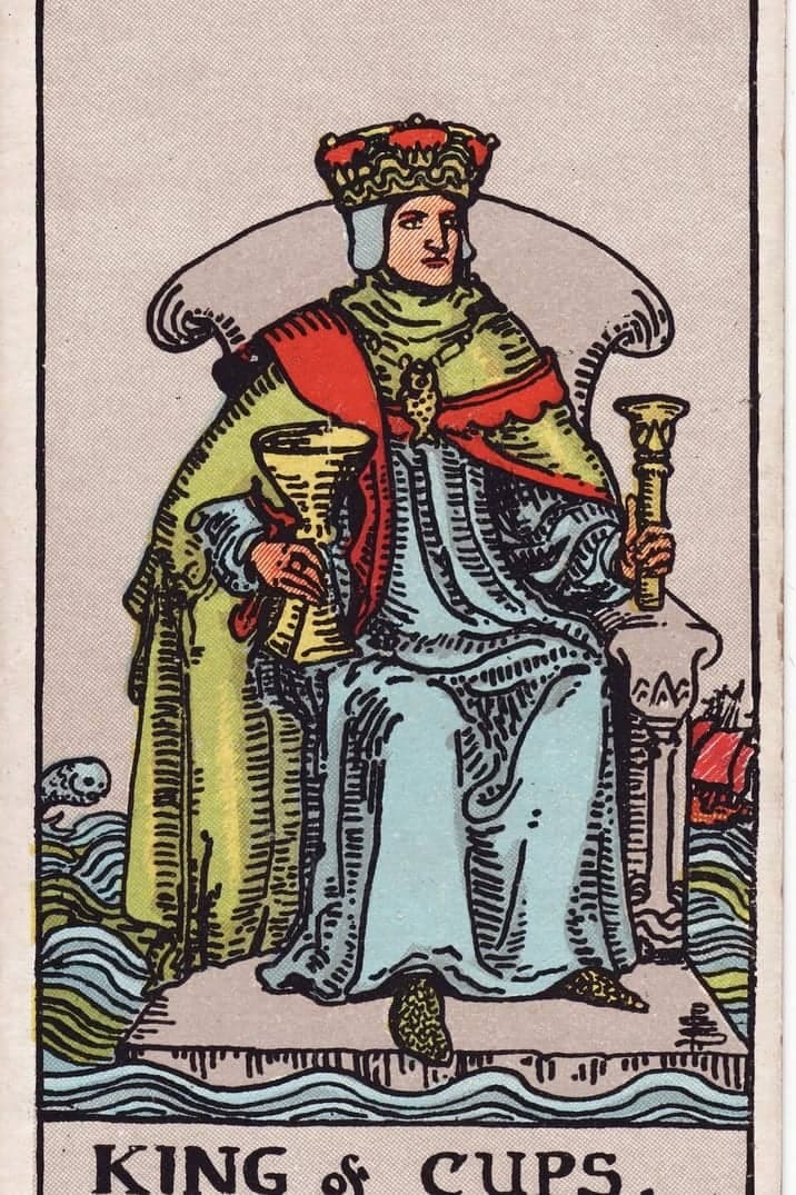 The King of Cups card from the Rider-Waite-Smith tarot deck