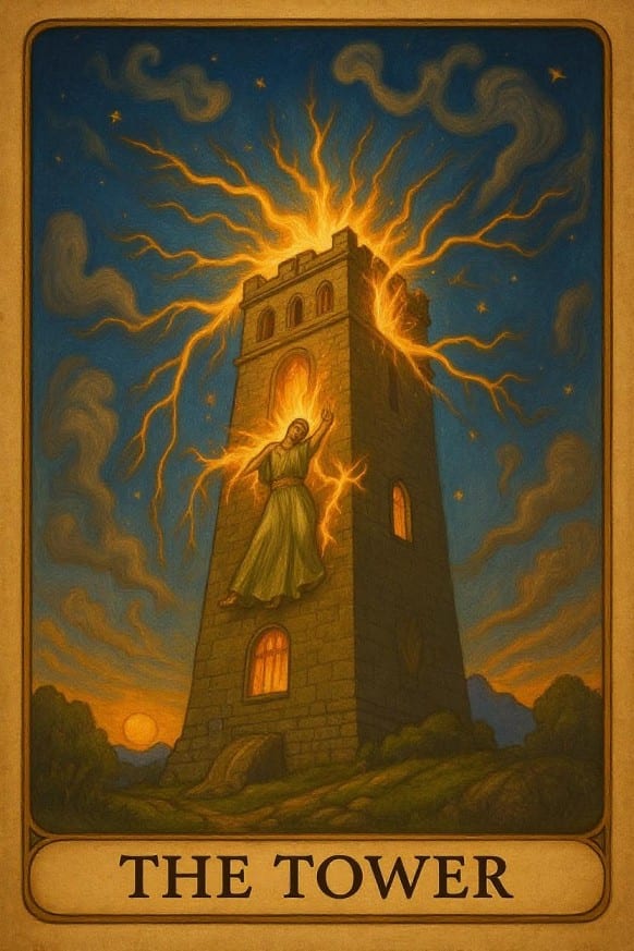 The Tower tarot card